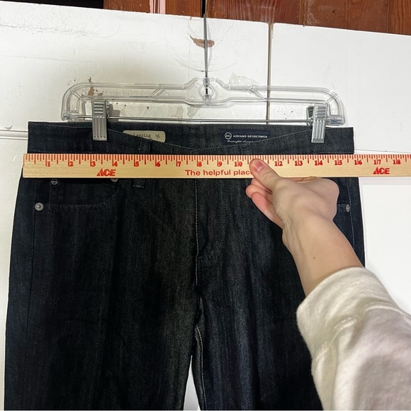 Adriano Goldschmied The Legging Super Skinny Fit Black Size 29 Jegging Distress - Picture 4 of 11